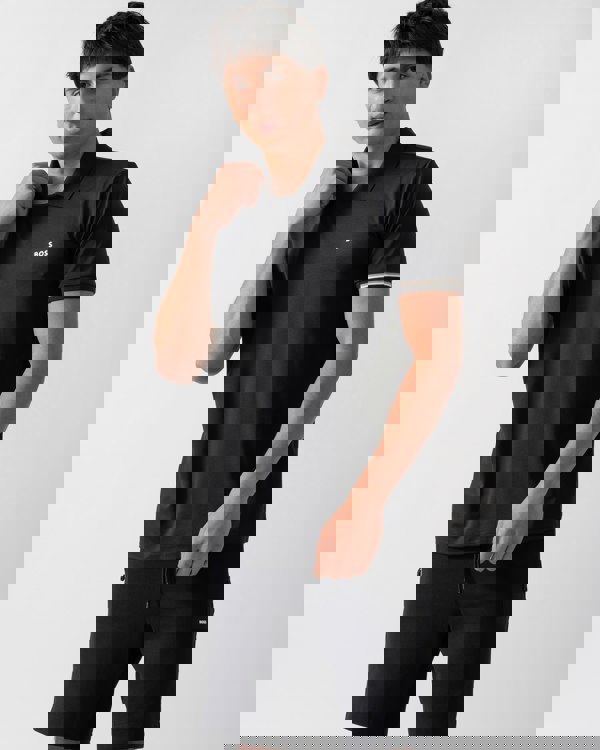 BOSS Green Palle Mesh Mens Polo Shirt