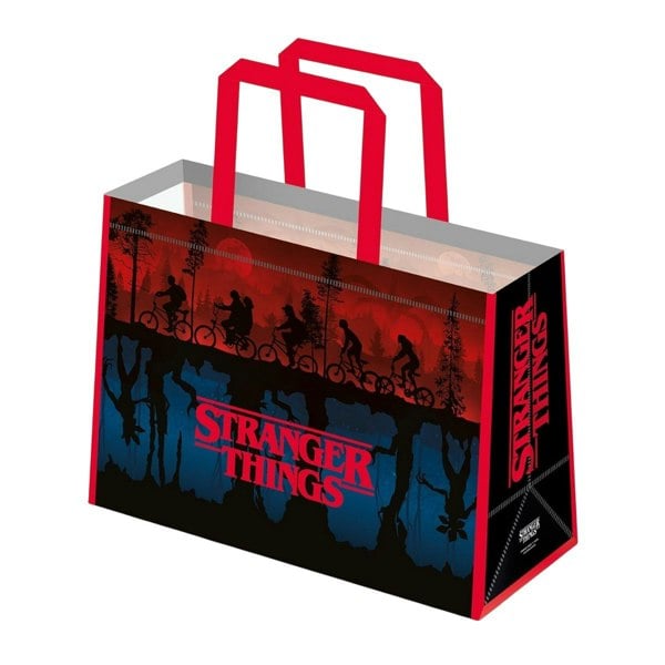 Stranger Things Upside Down Reusable Bag - Red/Blue/Black