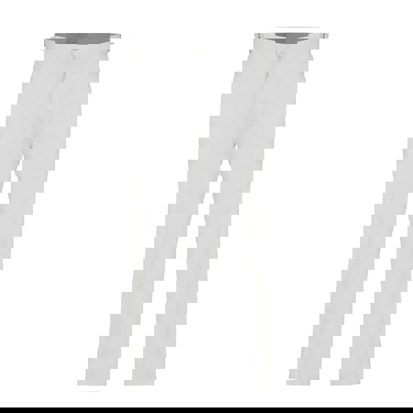 Hugo Linen Trousers With Side Adjusters - White