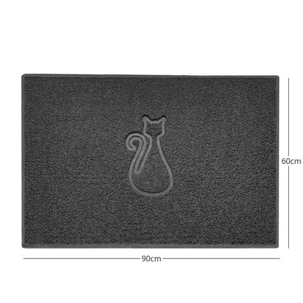 Nicoman "Cat" Embossed Loofah Textured Spaghetti Door Mat