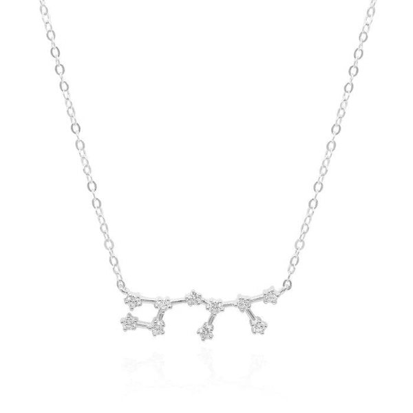 Gold Trip Sagittarius Zodiac Constellation Necklace