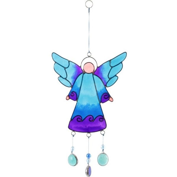 Serano 27cm Blue Angel Suncatcher