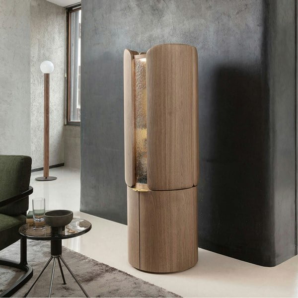 Rit Concept Sakamoto Liquor Cabinet, Wine Storage With Two Doors