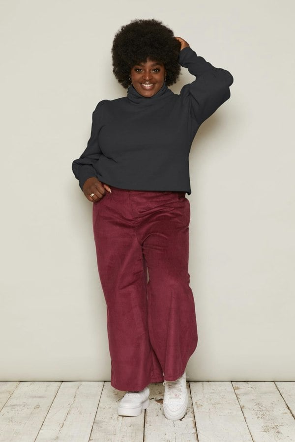 Bo Carter Funi Trousers - Burgundy