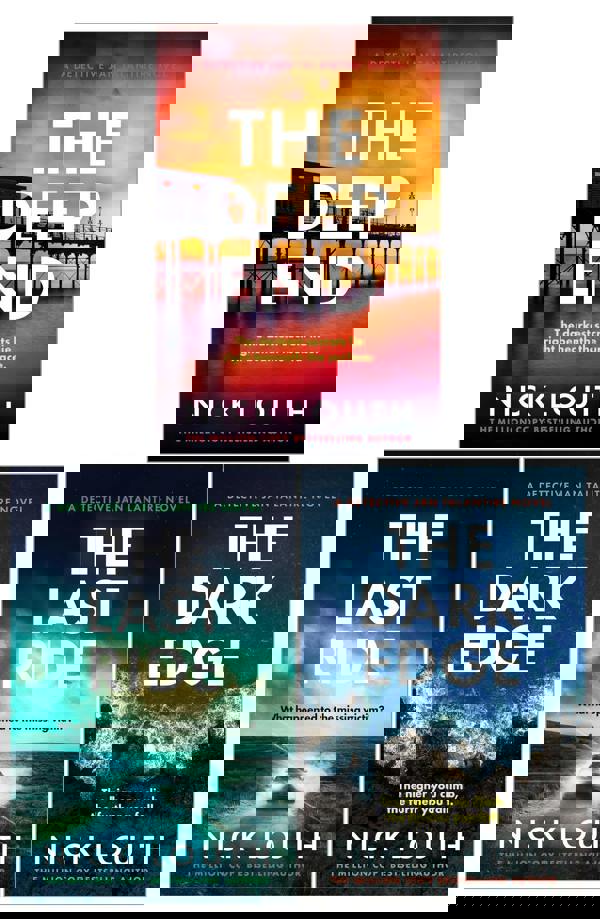 Detective Jan Talantire Series 3 Books Collection Set by Nick Louth (The Last Ride, The Dark Edge, The Deep End) | British Crime Thrillers