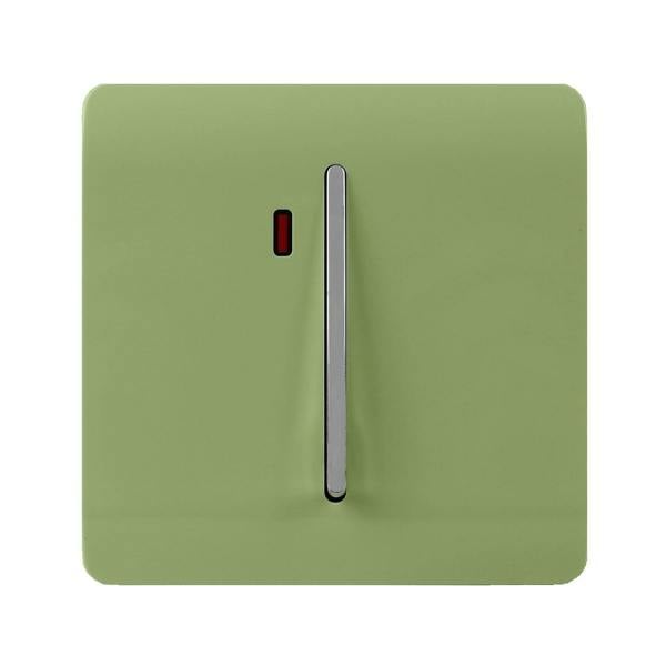 Trendi Switch 1 Gang 20 Amp Heavy Duty Rocker Switch in Moss Green
