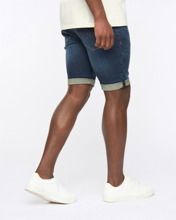 Duck and Cover Mustone Denim Shorts Raw Wash