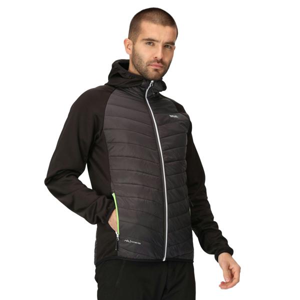 Regatta Mens Andreson VIII Hybrid Jacket - Ash/Black - 