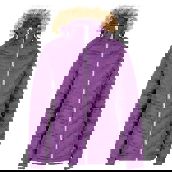 Trespass Womens Nadina Waterproof Padded Jacket - Purple