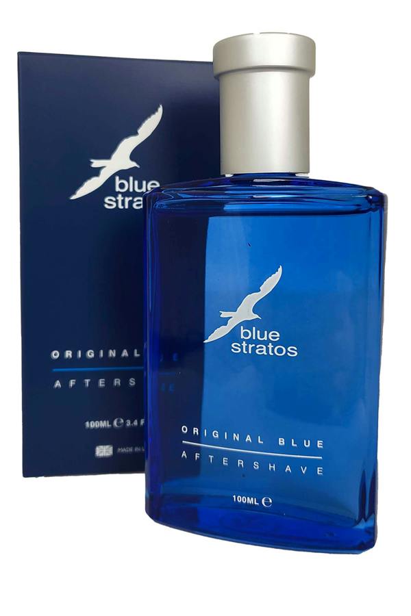Blue Stratos After Shave Lotion 100ml Original Blue Mens Aftershave