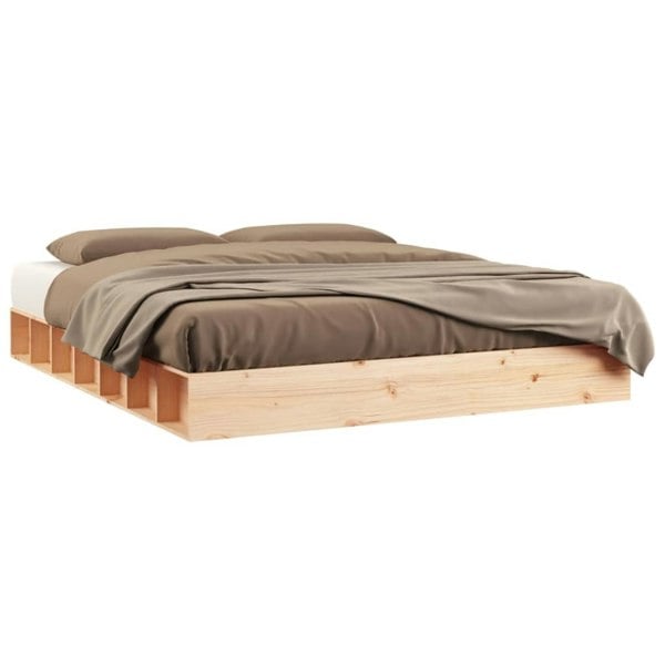 Berkfield Bed Frame 150x200 cm King Size Solid Wood