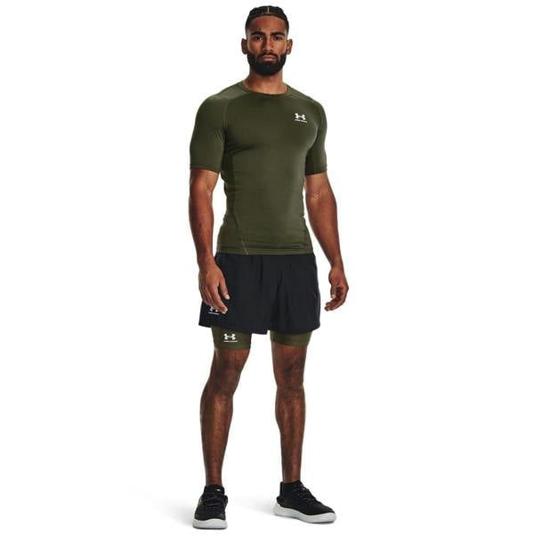 Under Armour Mens HeatGear Training T-Shirt - Marine OD Green - 