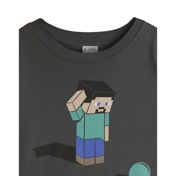 Minecraft Childrens/Kids Confused T-Shirt - Black