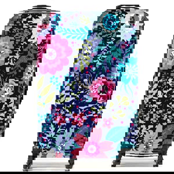 Warren Reed Cute Colourful Flower Pattern Suitcase