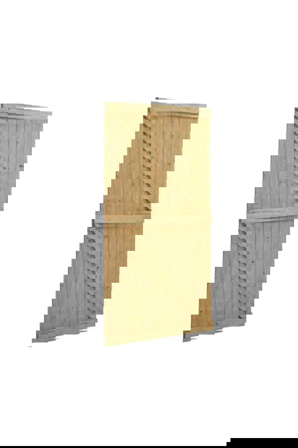 Living and Home Pine Wood Garden Gate with Latch