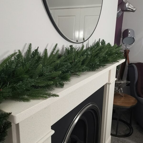Samuel Alexander Premier 1.8M Festive Norfolk Pine Christmas Garland PE/PVC Tips