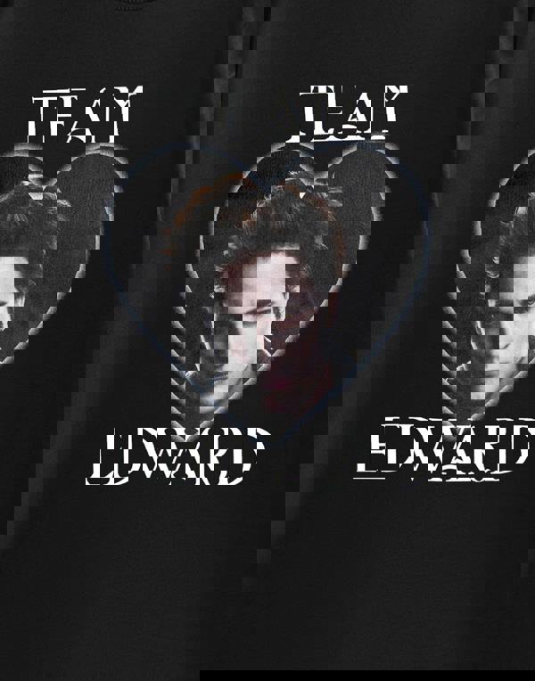 Twilight Womens Black Team Edward Short Sleeved T-Shirt