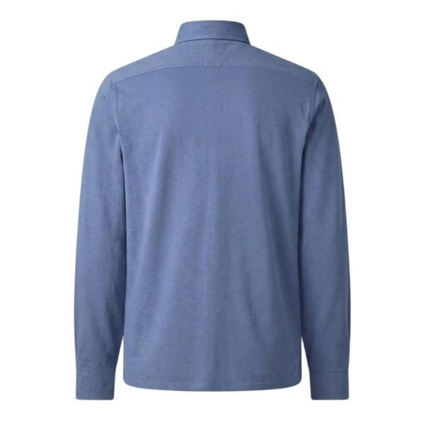 Ralph Lauren Mens Premium Cotton Button-Down Shirt - Capri Blue - 