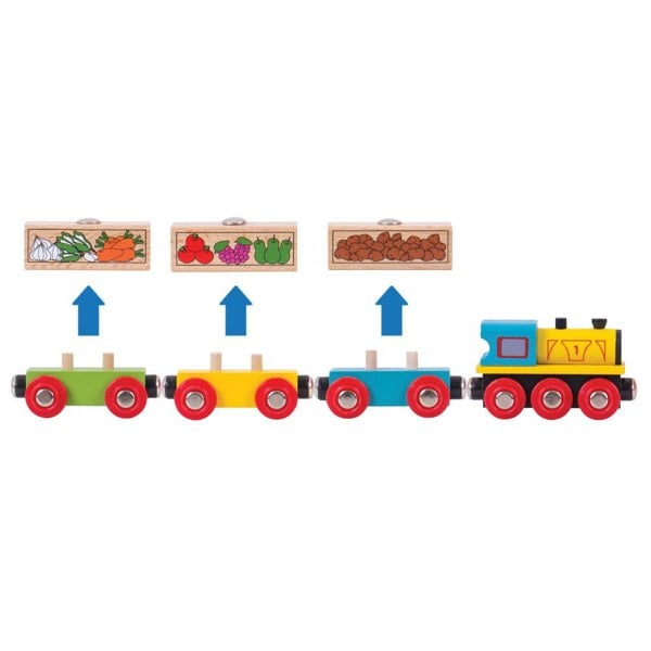 Bigjigs Rail Fruit and Veg Train