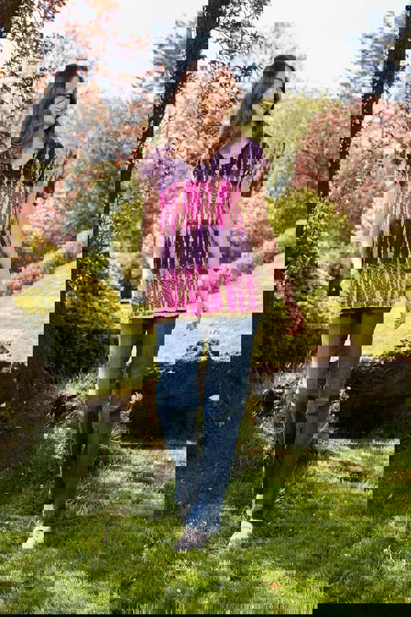 Mudflower Mid-Blue Denim Wash Bootcut Jeans