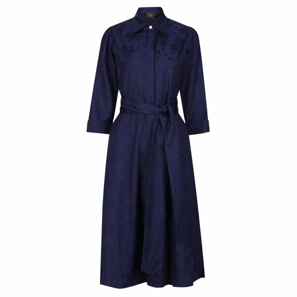 Lioness by TF Royal Blue Petals Sleeved Dress