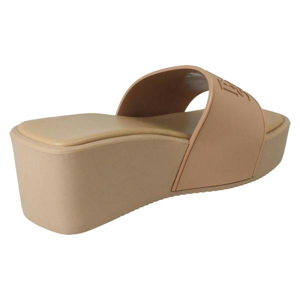 Elle Sport Ladies Elle Sport Wedge Platform Slip On Sliders F90149