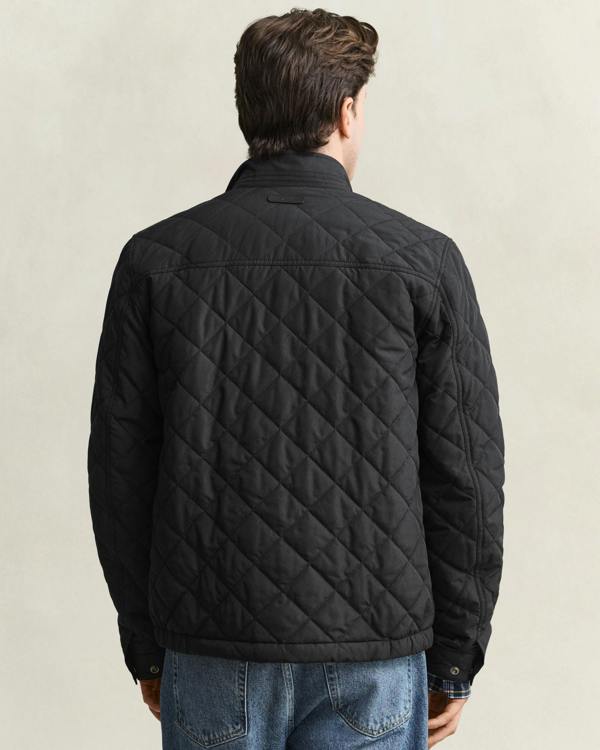 GANT Mens Quilted Jacket - 5 Black | CHO | Designer Mens Quilted Jackets