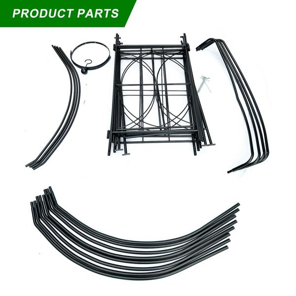 Gr8 Garden Metal Garden Rose Arch Trellis Bird Cage Arbour Pergola Gazebo