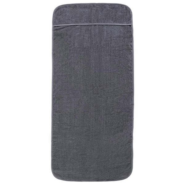 Berkfield Beach Towels 2 pcs Anthracite 60x135 cm Fabric 400 GSM