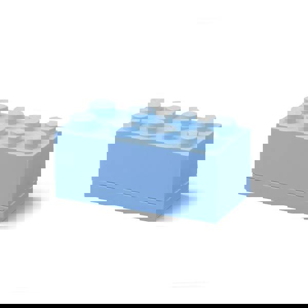 LEGO Mini Box 8 Storage Brick Light Blue