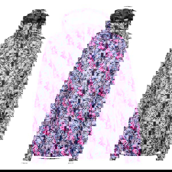 Trespass Womens/Ladies Indulge Foliage Print Packaway Jacket - Pink/Lilac