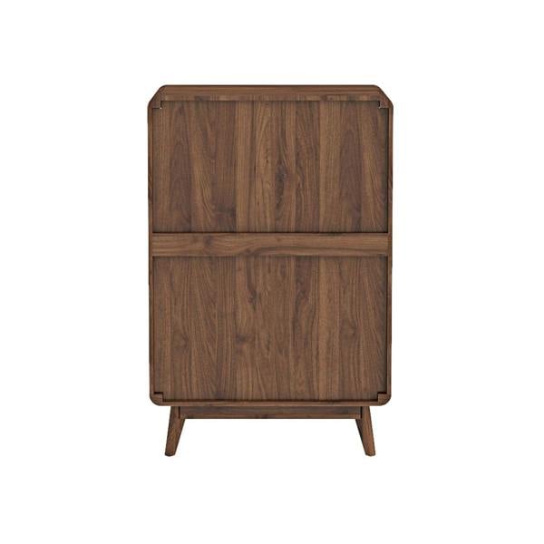 Back/behind view of the 5 drawer chest.