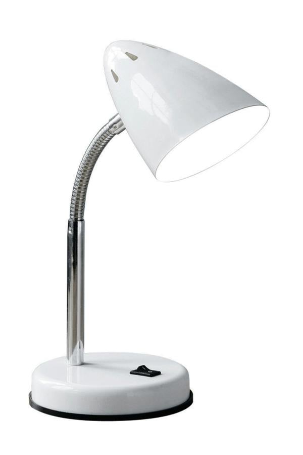 Flexi White Gloss Desk Lamp
