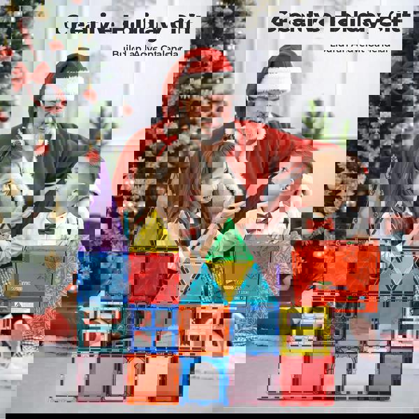 Dekko Kids Magnetic Building Blocks Magnetic Tiles Educational Construction Toy