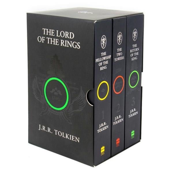 J R R Tolkien The Lord of the Rings 3 Books Collection Box Set (The Fellowship of the Ring, The Two Towers, The Return of the King)