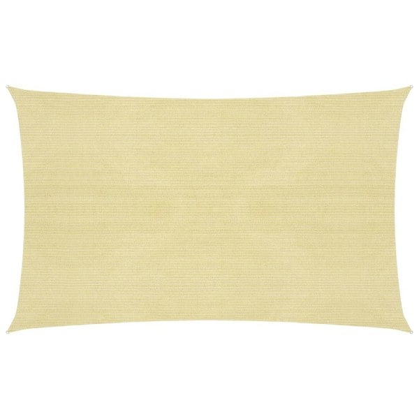 Berkfield Sunshade Sail 160 g/m�__ Beige 2x5 m HDPE