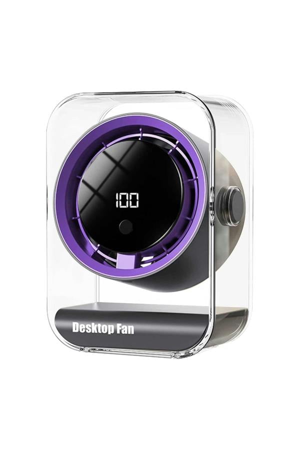 Dyzi Smart Desktop Fan 100 Speed Rechargeable Silent Table Fan