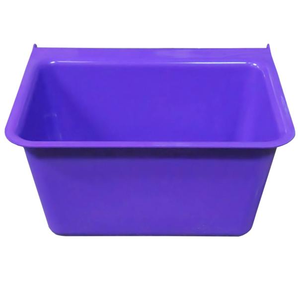 Ketoplastics Skip Feed Bucket Feeder Trough with Integrated Handles Small Skip S1-11L - Purple