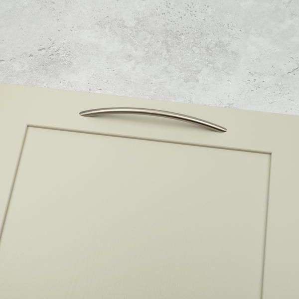 Handle & Home Brushed Nickel Slim Bow Cabinet Handles