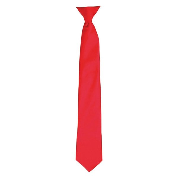 Premier Unisex Adult Satin Tie - Strawberry Red
