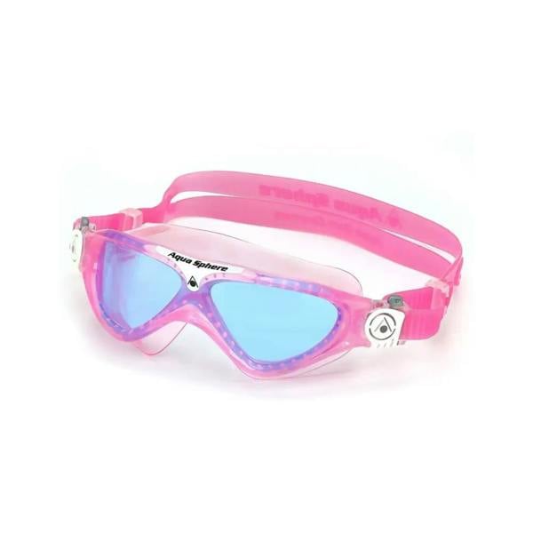 Aqua Sphere Vista junior pink purple swim goggles with clear lenses
