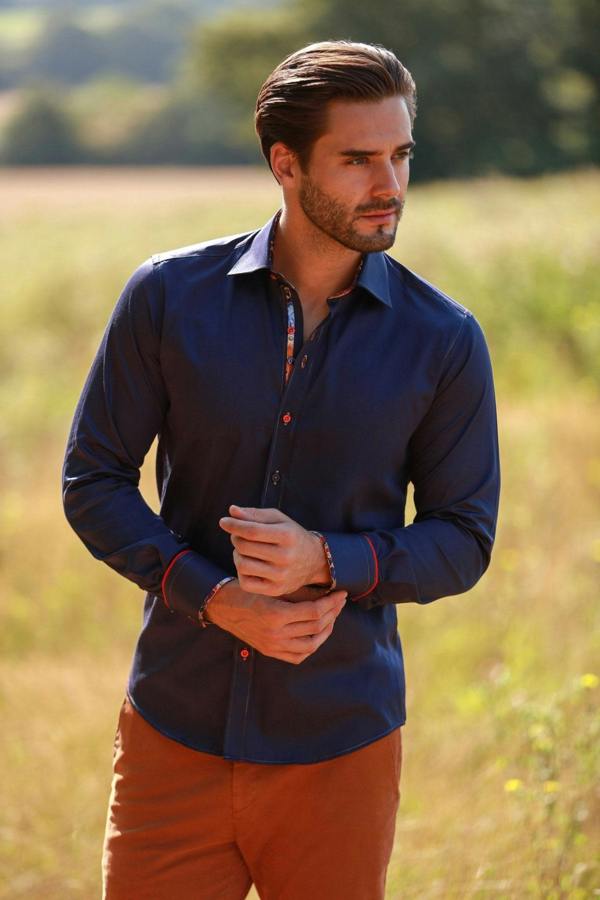 CLASSIC SIGNATURE PLAIN SHIRT - BEST SELLER – Premium Men's Patterned Shirt by Claudio Lugli | Bold Design, Tailored Fit, Best Printed Shirts