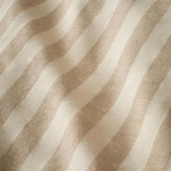 Pineapple Elephant Cotton Rich Woven Stripe Natural Duvet Cover Set