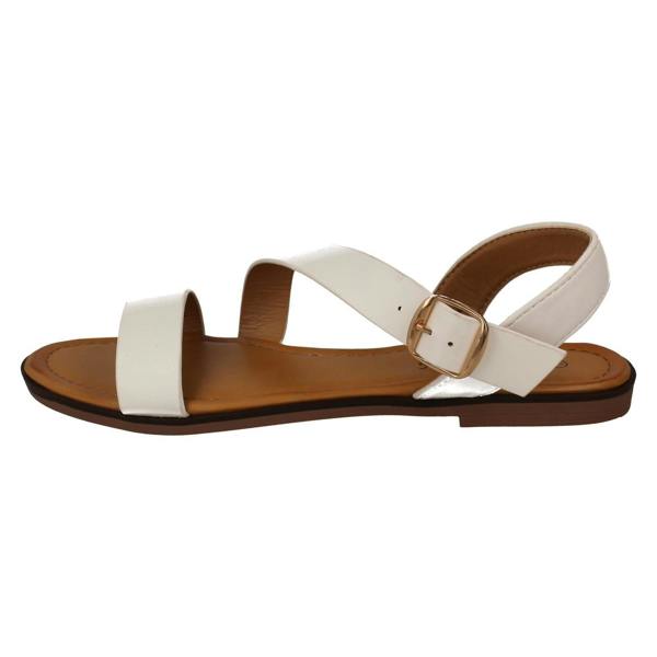 Savannah Ladies Savannah Flat Y Strap Mule Sandal with Buckle F00443