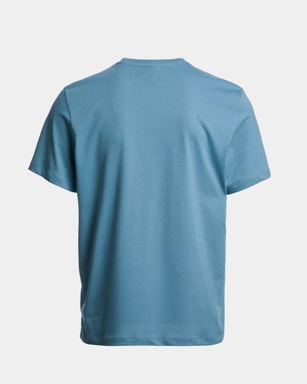 Parajumpers Mens Patch T-Shirt - Sky Steel 138, back