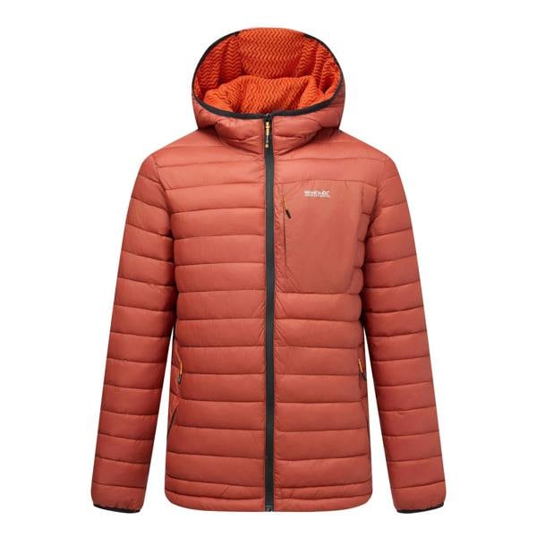 Regatta Mens Lightweight Padded Jacket - Burnt Henna/Black