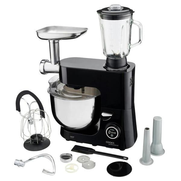 Cooks Professional Multi Function 8L Digital Stand Mixer | Black