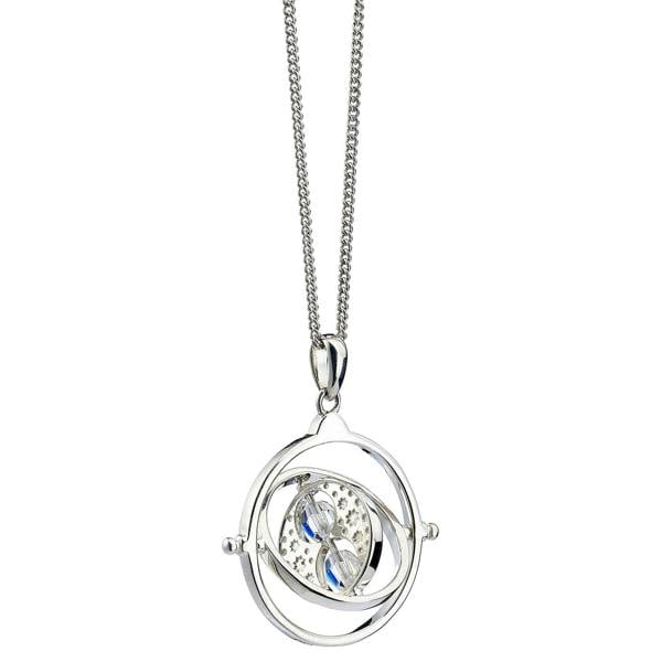 Harry Potter sterling silver Time Turner Necklace with crystal Elements