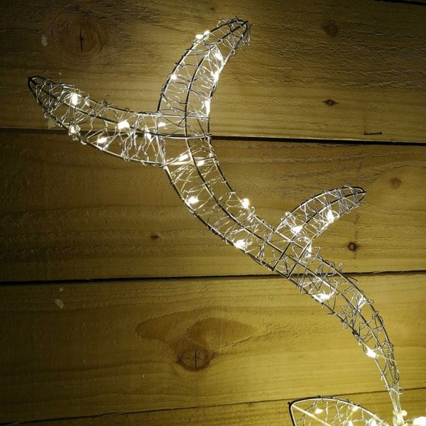 Samuel Alexander 75cm LED Wall Mounted Stag Christmas Decoration in Warm White