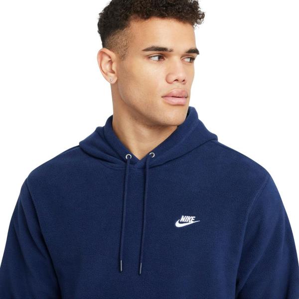 Nike Club Winterized Pullover Navy Blue Hoodie S